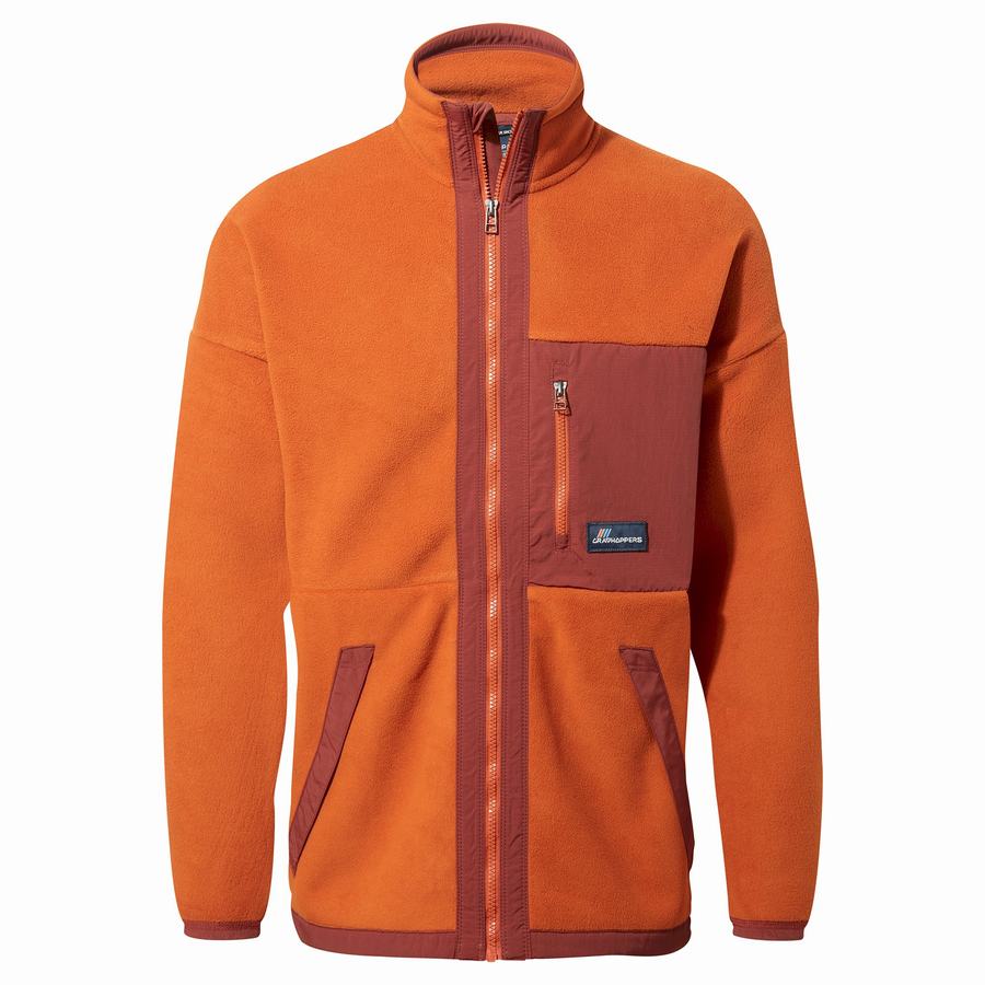 Orange Craghoppers Spindle Men\'s Sweaters | YKF4097MS
