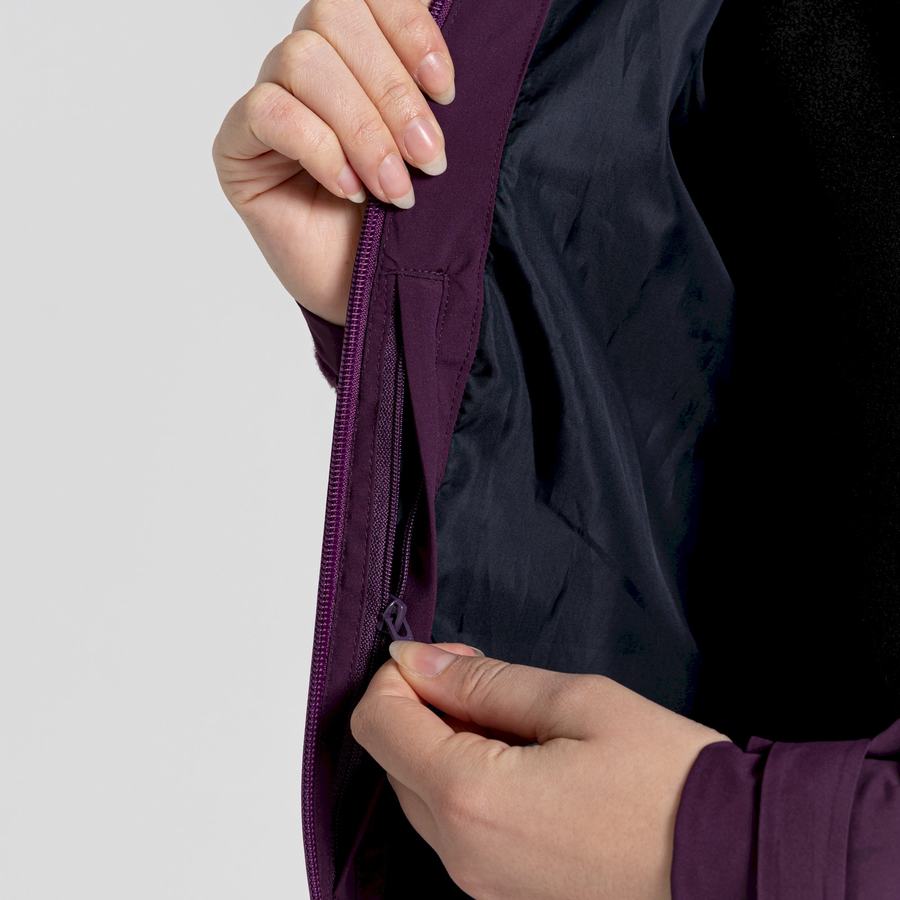 Purple Craghoppers Anza Women's Jackets | FPA9557AR