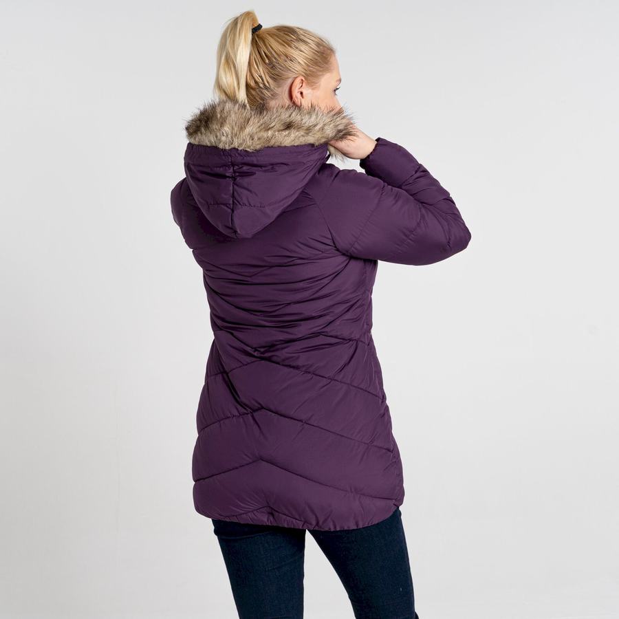 Purple Craghoppers Lisby Downlike Women's Jackets | KGF8930UD