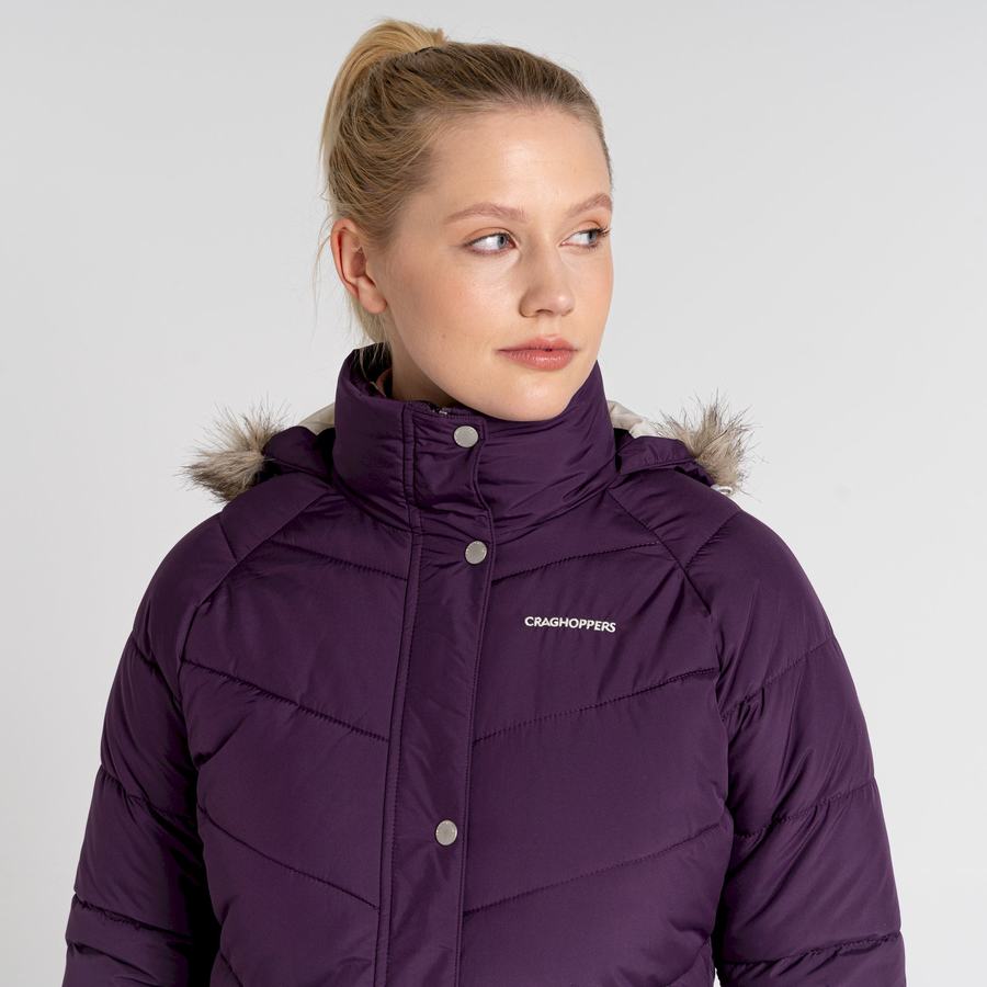 Purple Craghoppers Lisby Downlike Women's Jackets | KGF8930UD
