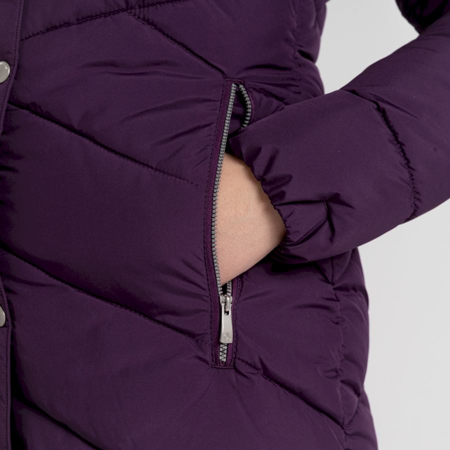 Purple Craghoppers Lisby Downlike Women's Jackets | KGF8930UD