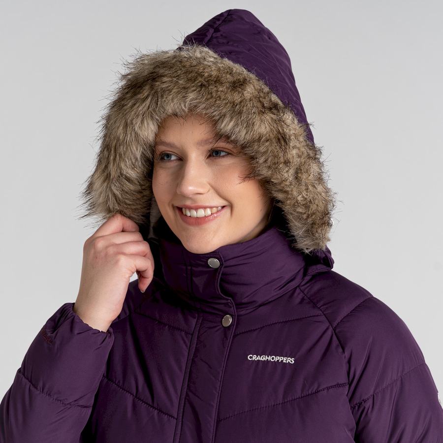 Purple Craghoppers Lisby Downlike Women's Jackets | KGF8930UD